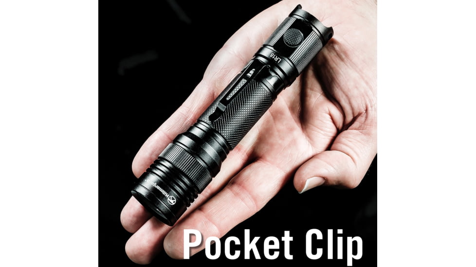 Kilimanjaro Gear CREE XP-L V6 Tactical Flashlight LED 1000 Lumen, Black, 910256