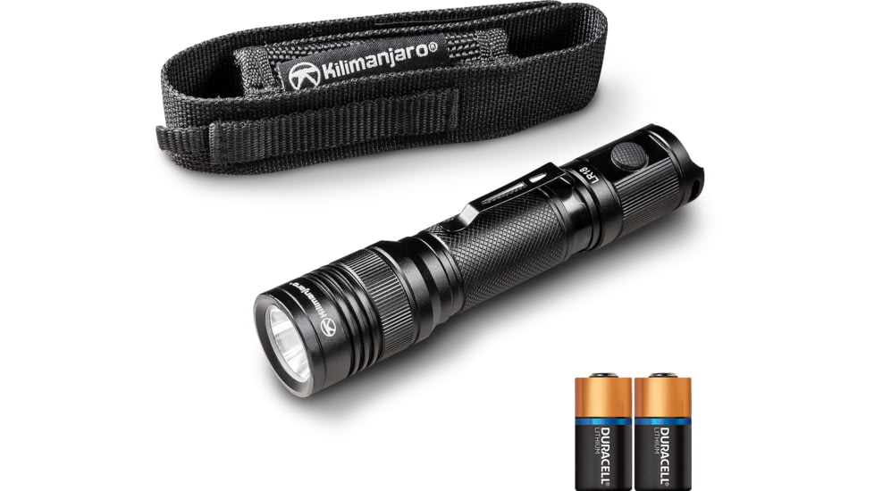 Kilimanjaro Gear CREE XP-L V6 Tactical Flashlight LED 1000 Lumen, Black, 910256
