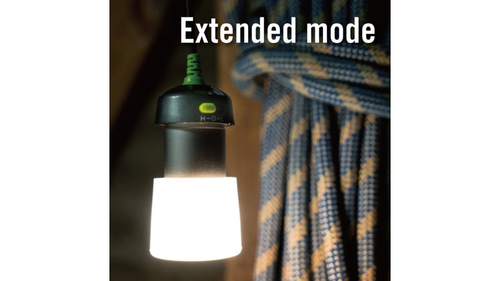 Kilimanjaro Gear The Lumavine Rechargeable Mini LED Lantern, Lithium ION, 11-40 Lumen, Green, 910271E