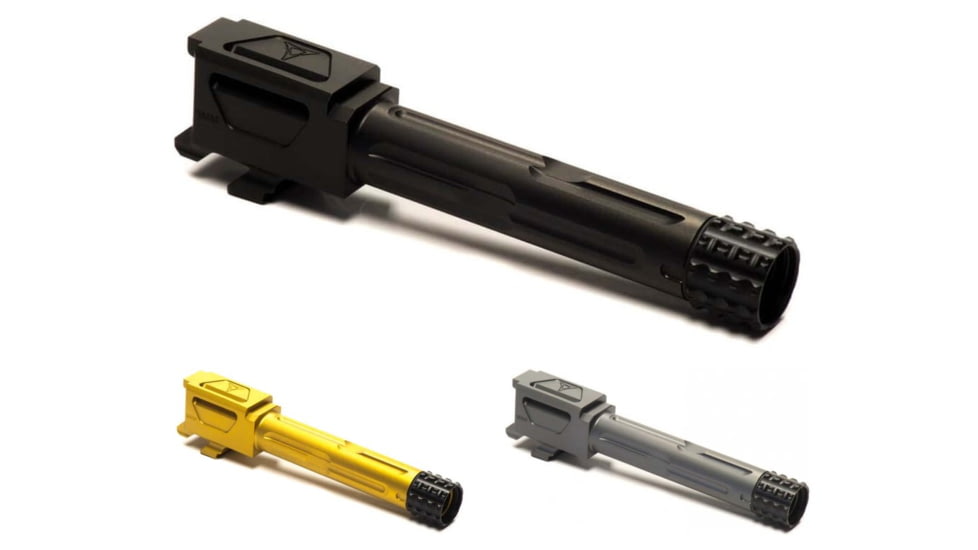 Killer Innovations CZP10 S 9mm Threaded Barrel, Black, Gold, Gray