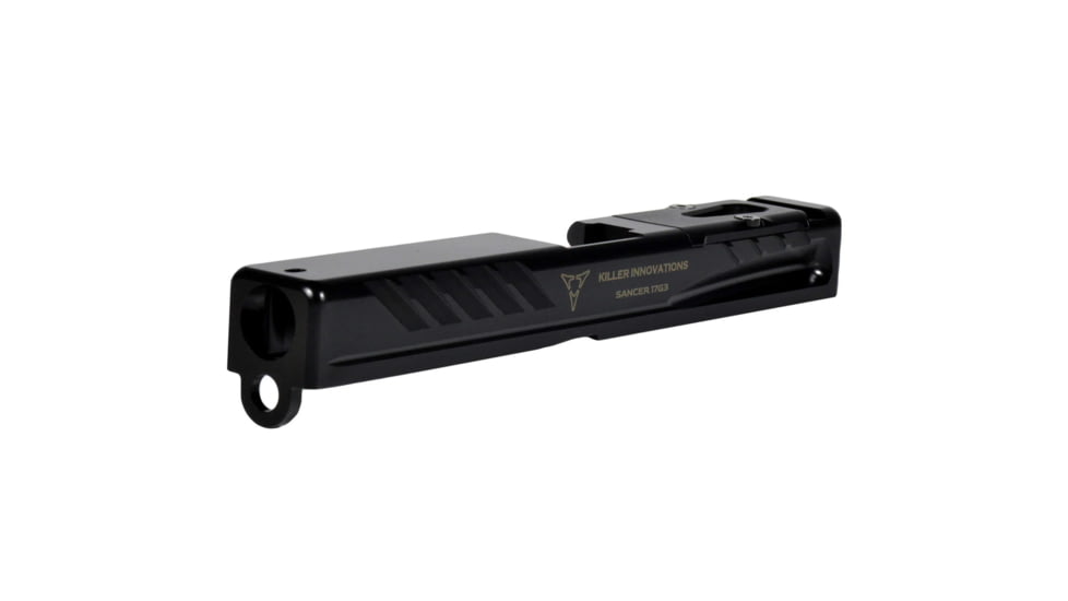 Killer Innovations Sancer For Glock 17 Slide, Gen 3, DLC, Black, GLKSL381DLC