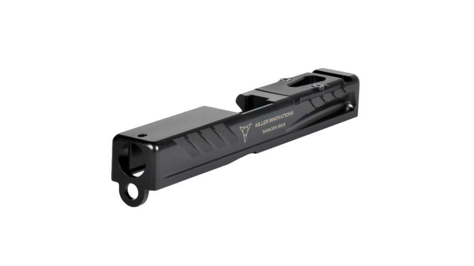 Killer Innovations Sancer For Glock 19 Slide, Gen 3, DLC, Black, GLKSL384DLC