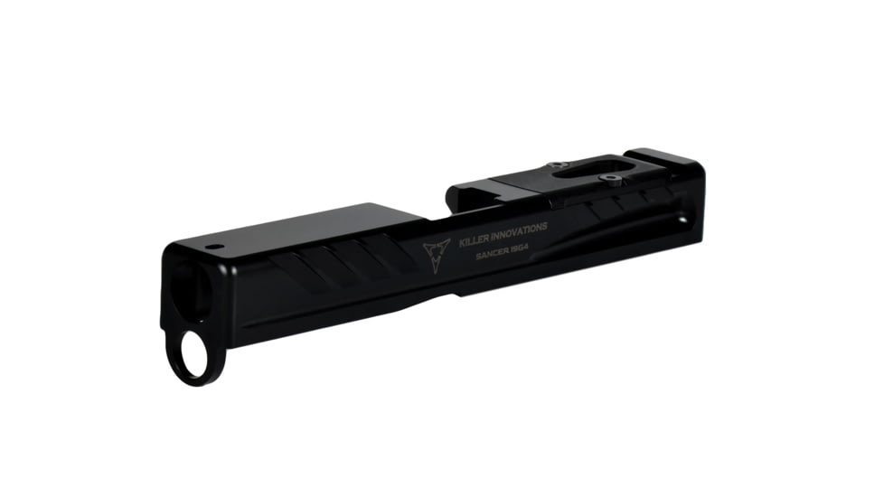 Killer Innovations Sancer For Glock 19 Slide, Gen 4, DLC, Black, GLKSL385DLC