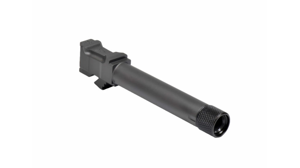 Killer Innovations Sancer Threaded Pistol Barrel, Glock 19 Gen 1-5, 9mm Luger, 1-10 Twist, 1/2 x28 Thread, 416R Steel, MDC, Gray, GLKBT370GRY