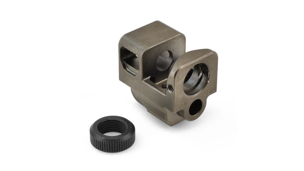 Killer Innovations Velocity Compensator, Glock 17/19 Gen3, 1/2-28, Gray, VAGBKG3