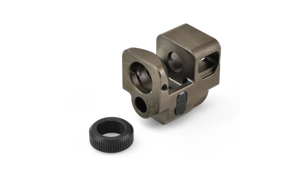 Killer Innovations Velocity Compensator, Glock 17/19 Gen3, 1/2-28, Gray, VAGBKG3