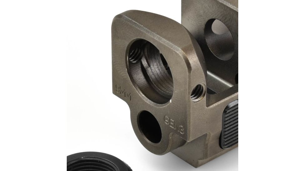 Killer Innovations Velocity Compensator, Glock 17/19 Gen3, 1/2-28, Gray, VAGBKG3