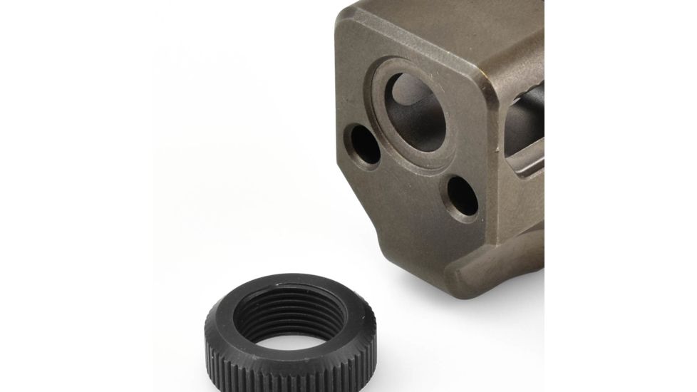 Killer Innovations Velocity Compensator, Glock 17/19 Gen3, 1/2-28, Gray, VAGBKG3