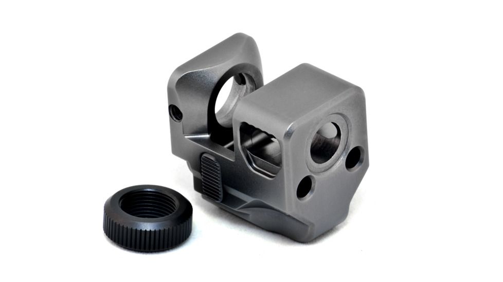 Killer Innovations Velocity Compensator, Glock 17/19 Gen3, 1/2-28, Gray VAGBKG3