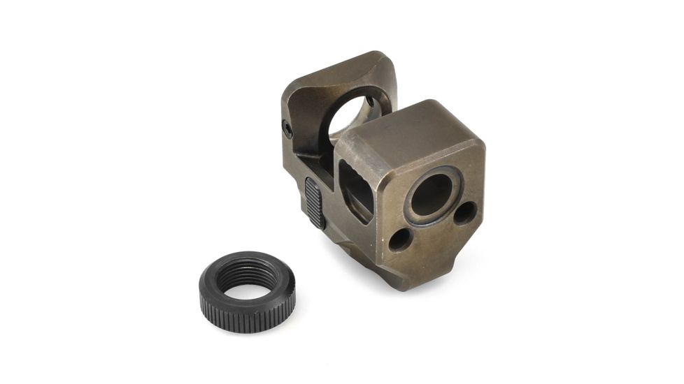 Killer Innovations Velocity Compensator, Glock 17/19 Gen4, 1/2-28, Gray, VAGBKG4