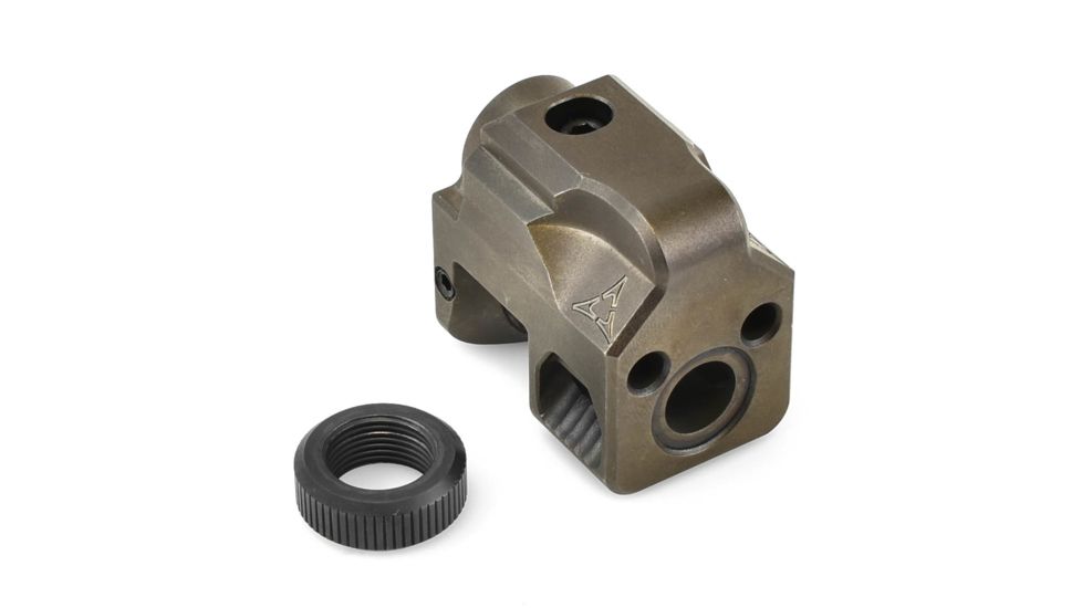 Killer Innovations Velocity Compensator, Glock 17/19 Gen4, 1/2-28, Gray, VAGBKG4