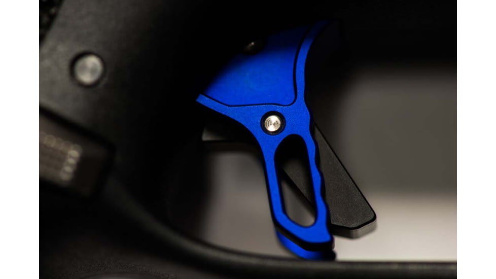 Killer Innovations Velocity CZP10 Pistol Trigger, 4.7lb, Anodized, Blue/Black, CZTG296BLUB