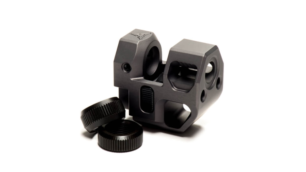 Killer Innovations Velocity CZP10C Barrel Compensator, Anodized, Gray, VAP10CGRY