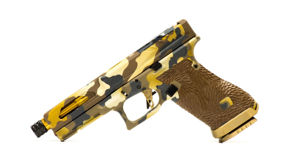 Killer Innovations Velocity Glock Universal Gen 1-4 Trigger Shoe, FDE w/ Black Safety, 5.5lb Pull Weight, Anodized Aluminum, GLKTG348FDEB