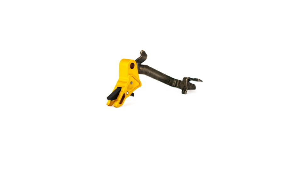 Killer Innovations Velocity Trigger, 5.5 lb, Glock 17/17L/19/22/23/26/27/31/32/33/34/35 Gen 1-4, Gold w/Black Safety, VATRIGGLDB