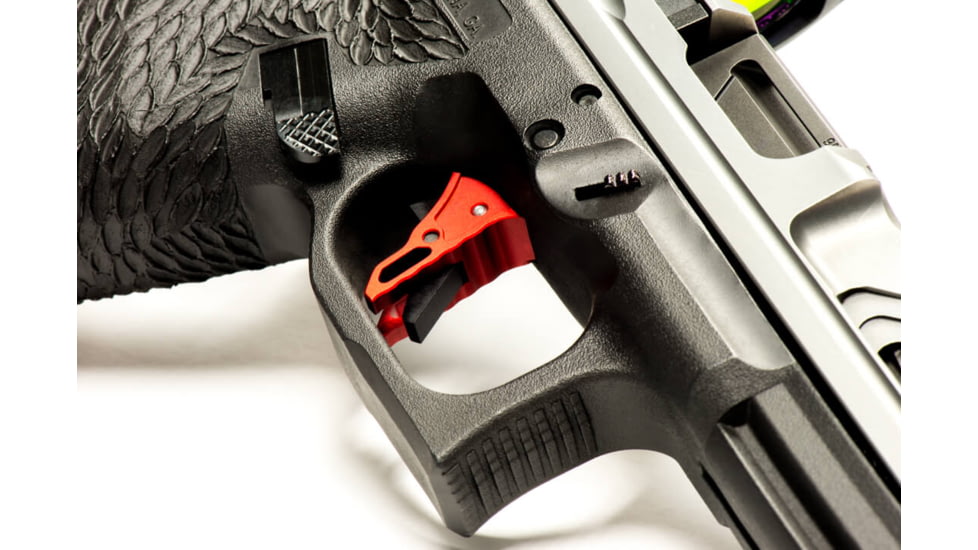 Killer Innovations Velocity Trigger, 5.5 lb, Glock 17/17L/19/22/23/26/27/31/32/33/34/35 Gen 1-4, Red w/Black Safety, VATRIGREDB