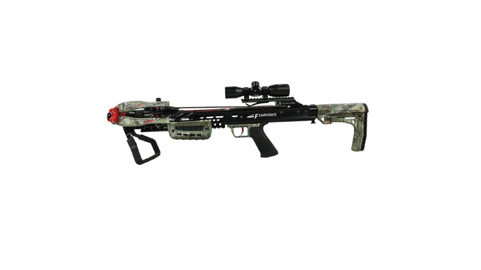 Killer Instinct Furious 370FRT Crossbow Package / 185 lb Draw Weight, Realtree Xtra, 1092-S