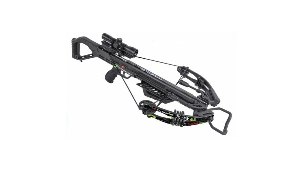 Killer Instinct Bone Collector BC405 Crossbow, 210 lb, 405fps, Black, 2000