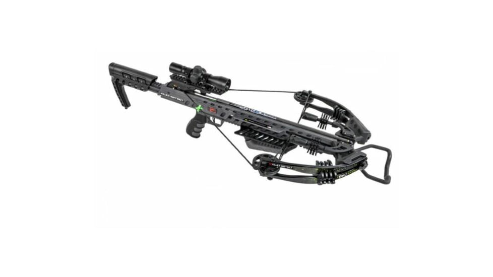 Killer Instinct Bone Collector BC415 Crossbow, 220 lb, 415fps, Black, 2002C