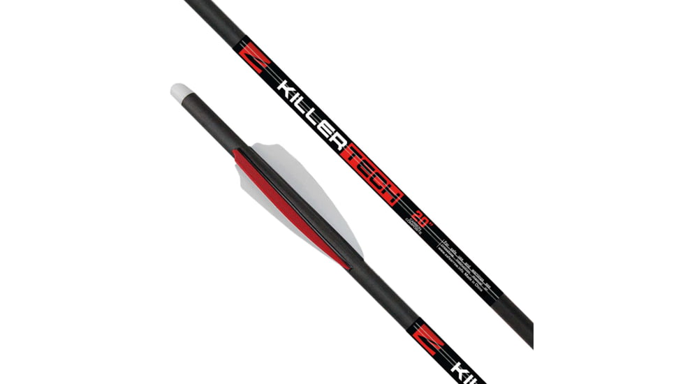 Killer Instinct KillerTech Crossbow Bolts, 20in, 6 Pack, Black, 1055-6
