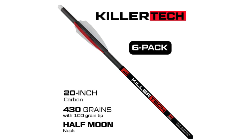 Killer Instinct KillerTech Crossbow Bolts - 6PK, 1055-6