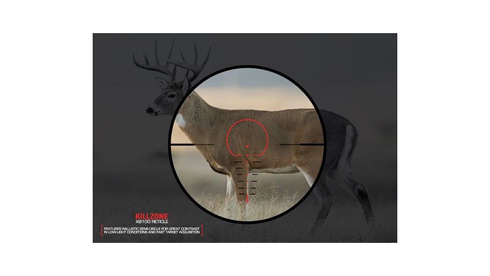 Killer Instinct Lumix Speedring 1.5-5x32 IR-E Crossbow Scope, Black, 1020