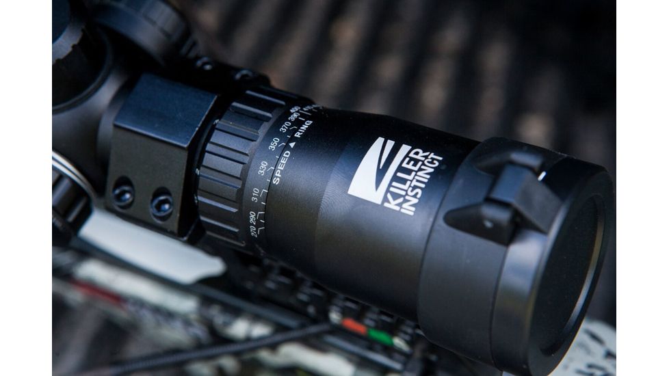 Killer Instinct Lumix Speedring 1.5-5x32 IR-E Crossbow Scope, Black, 1020