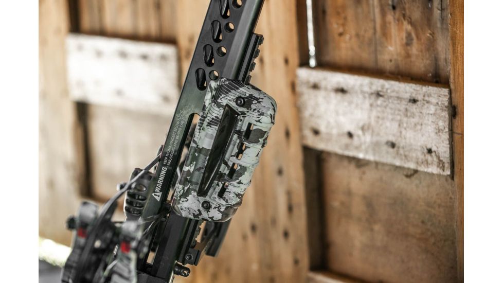 Killer Instinct Ripper 415 Crossbow w/ Lumix 4 x 32 IR-W Scope, Rope Cocker, String Suppressors, 5-Bolt Quiver, 3 HYPR Lite Bolts and Field Tips, Stick of Rail Lube, Chaos Green, 200lbs, 1105