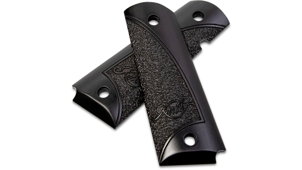 Kimber 1911 Pistol Grips Full-Size Fits Custom &amp; Pro, Black, 1000799A