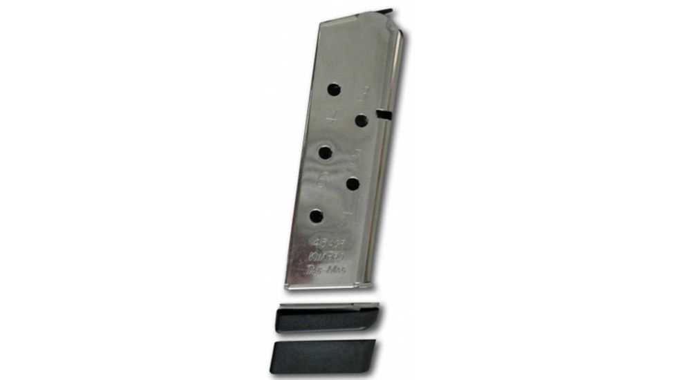 Kimber Kimpro TacMagazine Cmpt 45 ACP, Stainless Steel 7-Round Magazine KIM1100813A