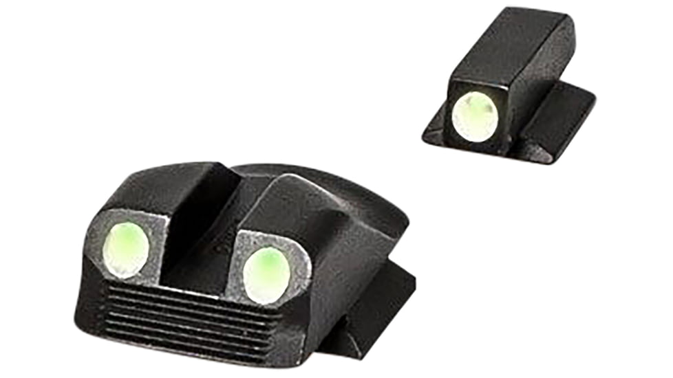 Kimber Micro Square-Notch Tritium Pistol Night Sight Set, Green/Tritium Front, Green/Tritium Rear, Black, ML11229