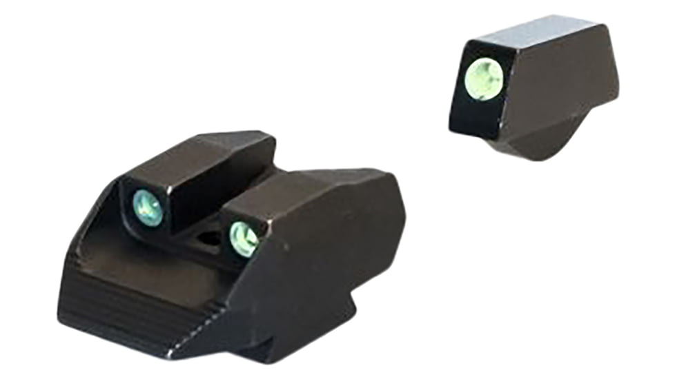 Kimber K6S Square-Notch Tritium Pistol Night Sight Set, Green/Tritium Front, Green/Tritium Rear, Black, ML11231