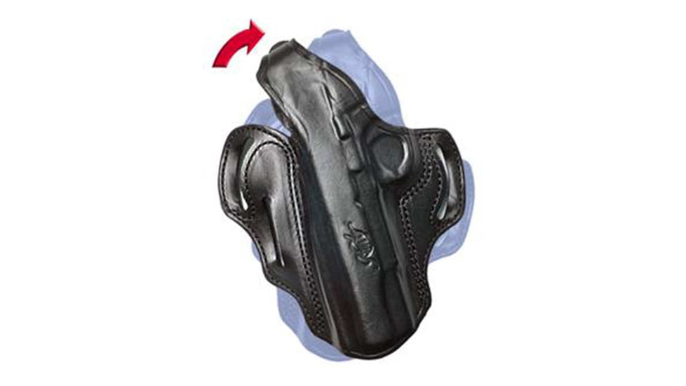 Kimber THUMB BREAK 5IN LH HOLSTER BLK, 4000207
