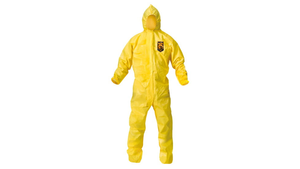 Kimberly Clark KleenGuard A70 Coveralls w/Ankles and Hood, Medium, Case of 12, 09812