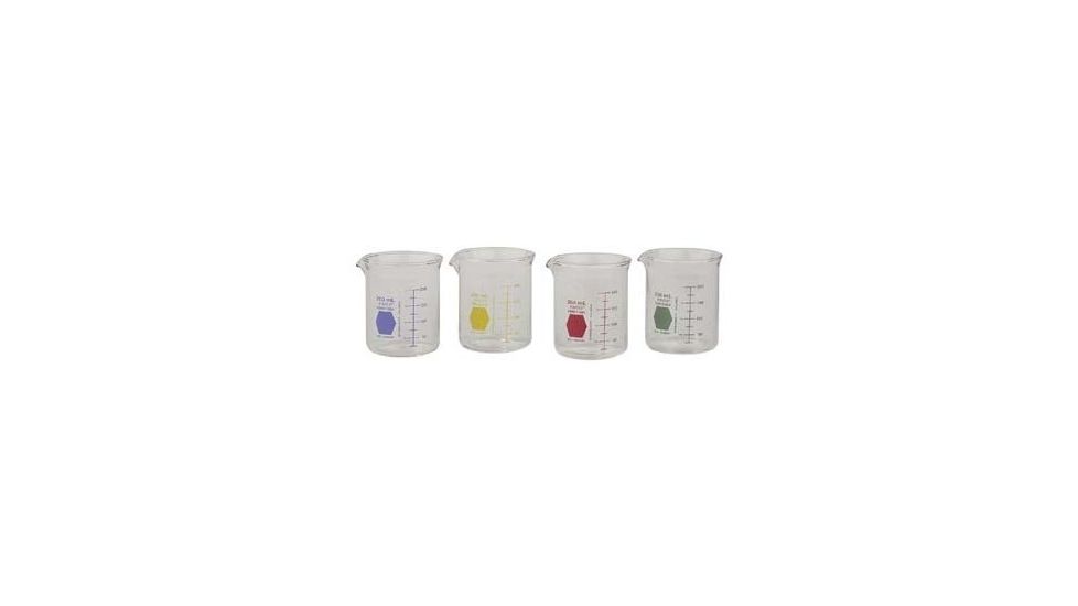 Kimble/Kontes KIMAX Brand Griffin Beakers, Low Form, Double Scale, Borosilicate Glass 14000 1000