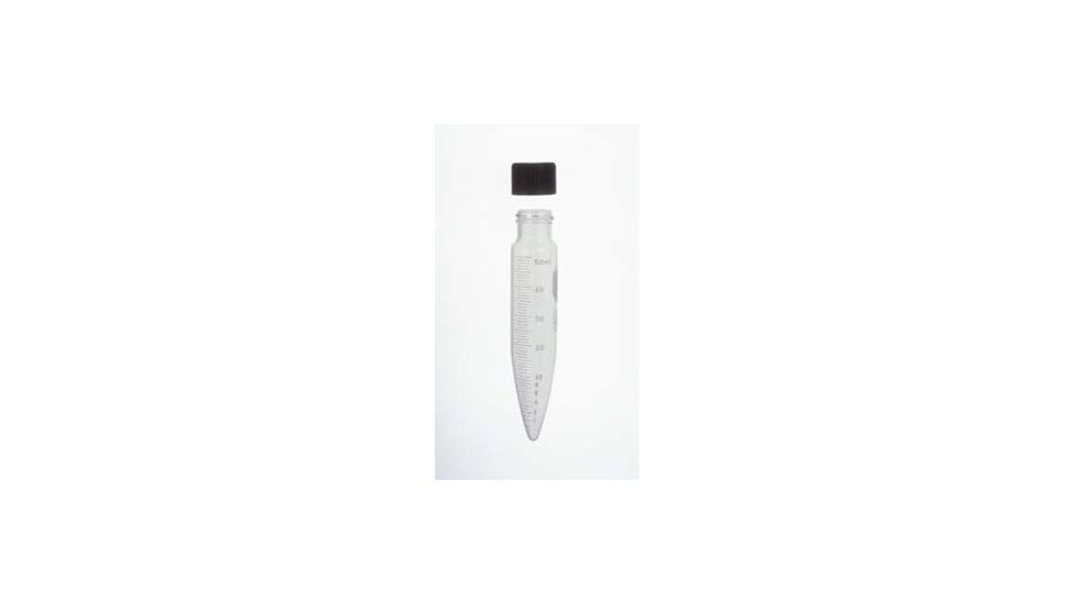Kimble/Kontes KIMAX Centrifuge Tubes, Graduated, Conical-Bottom, with Screw Caps, Kimble Chase 45166 15 Standard Tubes
