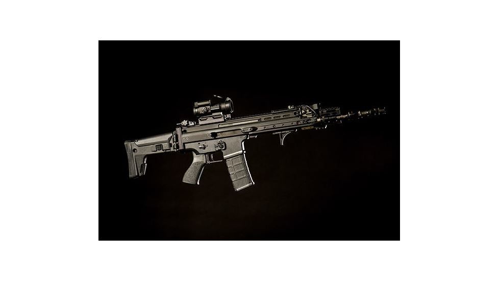 Kinetic Development Group Kinetic SAS Magpul ACR Enhanced Stock w/ Adapter assembled for direct attachment to the SCAR rifle Platform, Black, SCP5-010