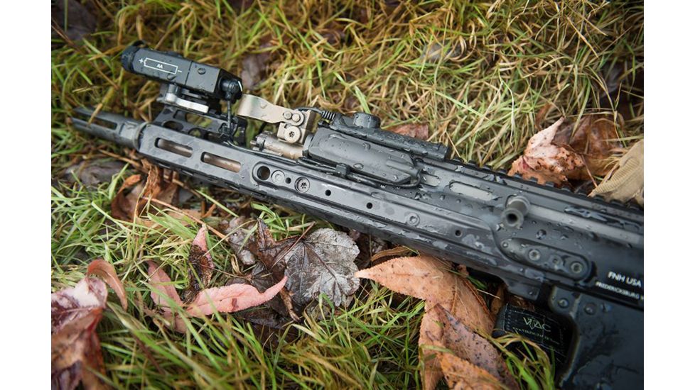 Kinetic Development Group MREX MLOK 4.9 -  Modular Receiver Extension, Includes rail, two picattiny rail sections, screw/wrench kit, Black MRX5-030