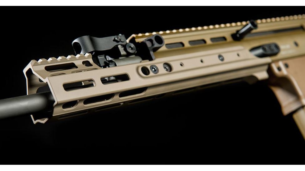 Kinetic Development Group MREX MLOK 6.5 - Modular Receiver Extension, Includes rail, two picattiny rail sections, screw/wrench kit, FDE MRX5-120