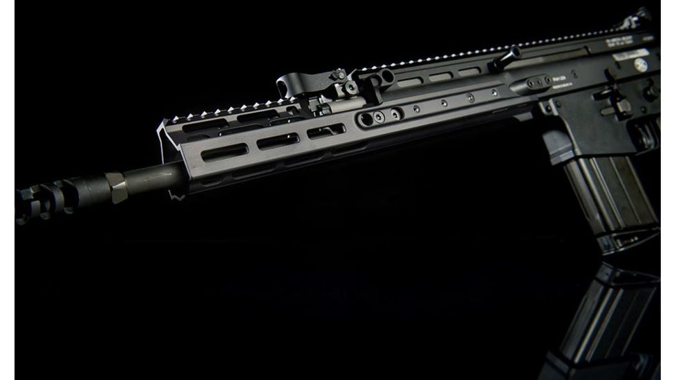 Kinetic Development Group MREX MLOK 6.5 - Modular Receiver Extension, Includes rail, two picattiny rail sections, screw/wrench kit, Black MRX5-020