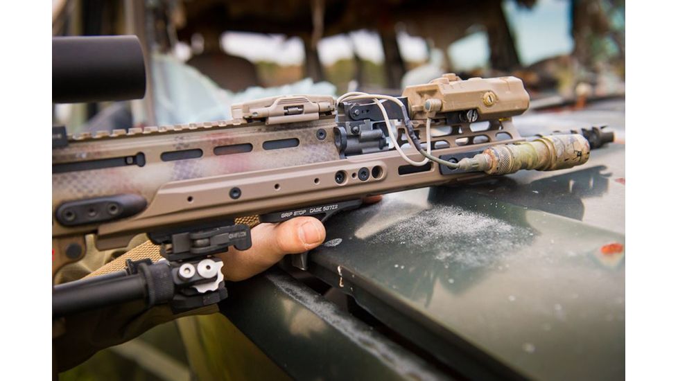 Kinetic Development Group MREX MLOK 6.5 - Modular Receiver Extension, Includes rail, two picattiny rail sections, screw/wrench kit, Black MRX5-020