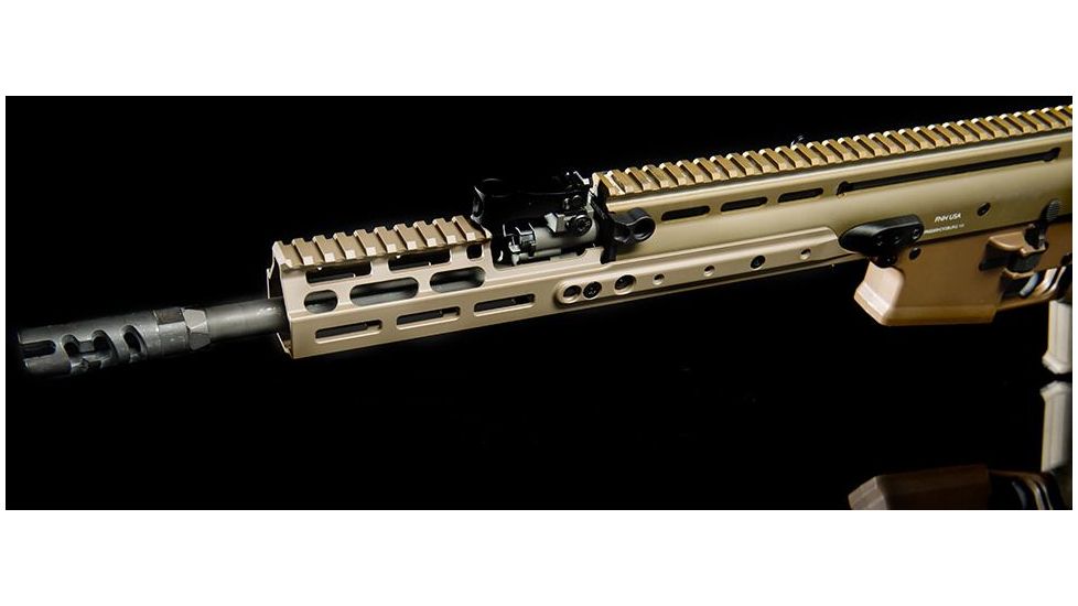 Kinetic Development Group MREX MLOK 6.5 - Modular Receiver Extension, Includes rail, two picattiny rail sections, screw/wrench kit, FDE MRX5-120