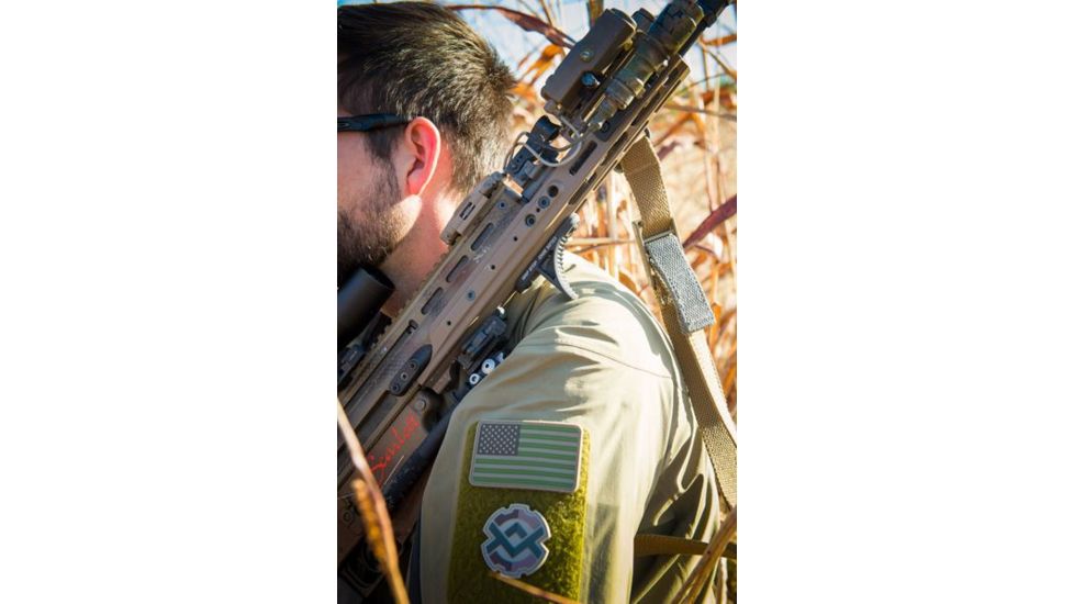 Kinetic Development Group MREX MLOK 6.5 - Modular Receiver Extension, Includes rail, two picattiny rail sections, screw/wrench kit, FDE MRX5-120