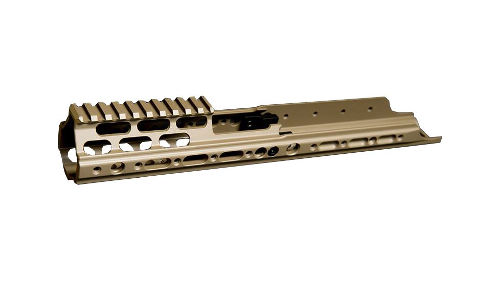 Kinetic Development Group MREX Modular 6.5 - Modular Receiver Extension, Includes rail, two picattiny rail sections, screw/wrench kit, FDE MRX5-110