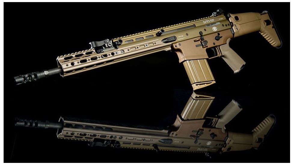 Kinetic Development Group MREX Modular 6.5 - Modular Receiver Extension, Includes rail, two picattiny rail sections, screw/wrench kit, FDE MRX5-110