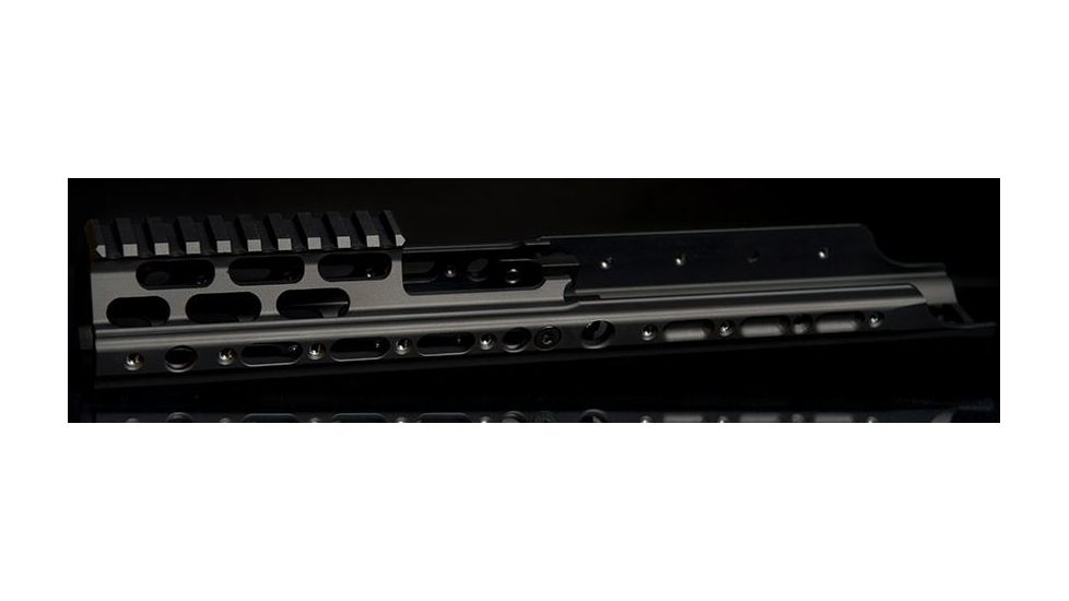 Kinetic Development Group MREX Modular 6.5 - Modular Receiver Extension, Includes rail, two picattiny rail sections, screw/wrench kit, Black MRX5-010