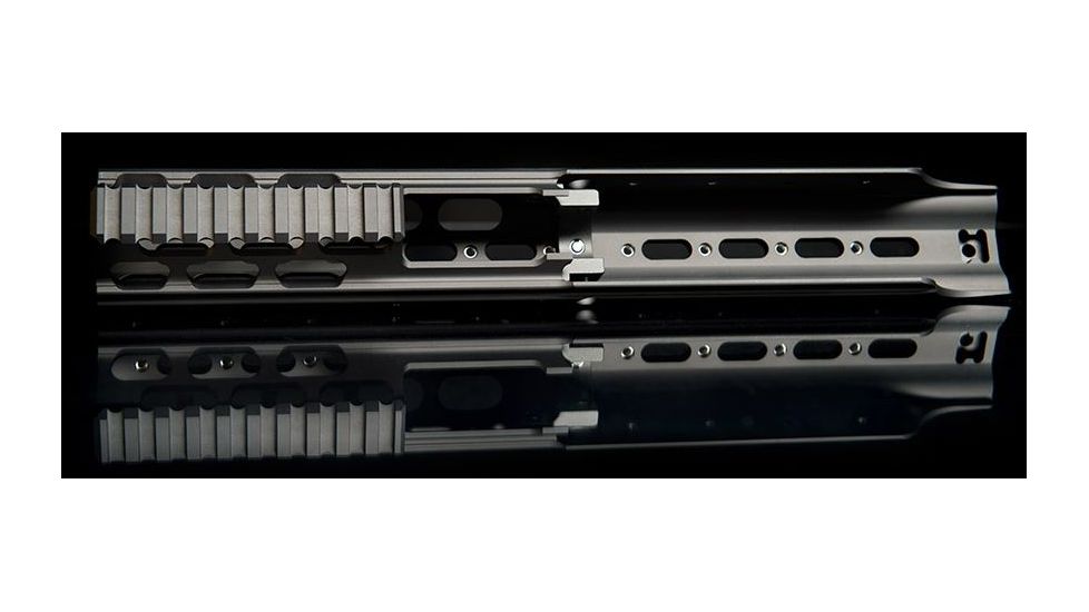 Kinetic Development Group MREX Modular 6.5 - Modular Receiver Extension, Includes rail, two picattiny rail sections, screw/wrench kit, Black MRX5-010