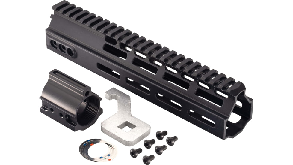 Kinetic Development Group AR-MREX M-LOK 9.5in Rail, Anodized Black, ARP5-005