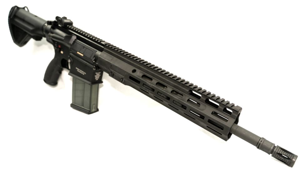 Kinetic Development Group HK 762 M-LOK Rail System, 14 in, Aluminum, Black Finish, HKRM5-010