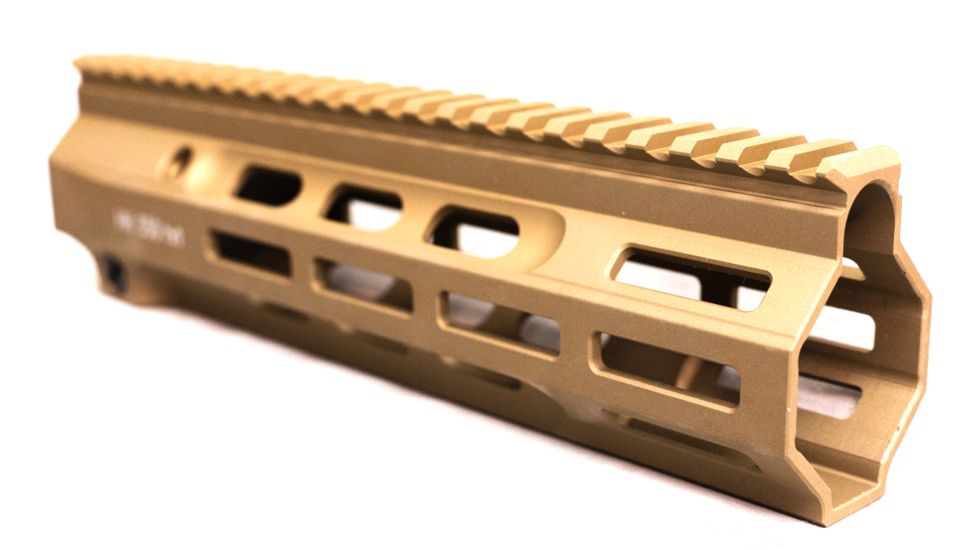 Kinetic Development Group KDG HK 556 M-LOK Rail System, 10 in, Aluminum, Brown Finish, HKRM5-120